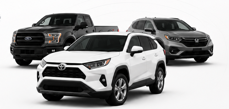 Toyota RAV4 with maintenance category callouts