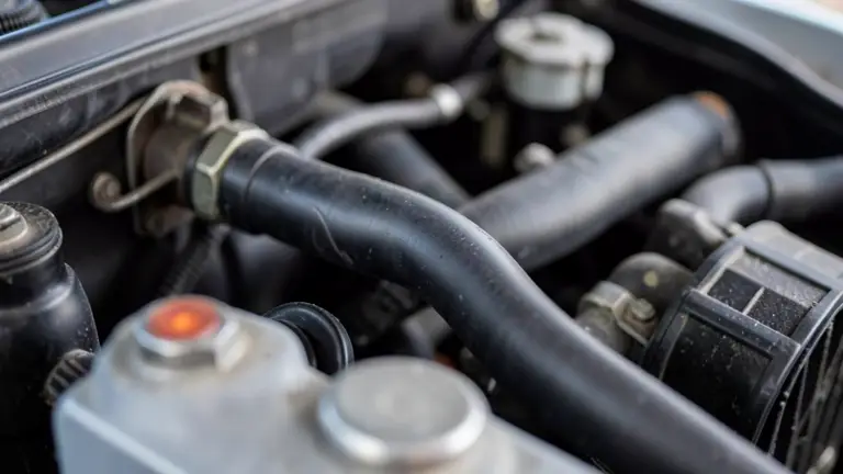 Drive belt and radiator hose